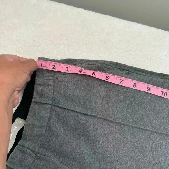 Everlane The Dream Pant XS Heather Grey Charcoal Tapered Tailored Stretch - Picture 15 of 16